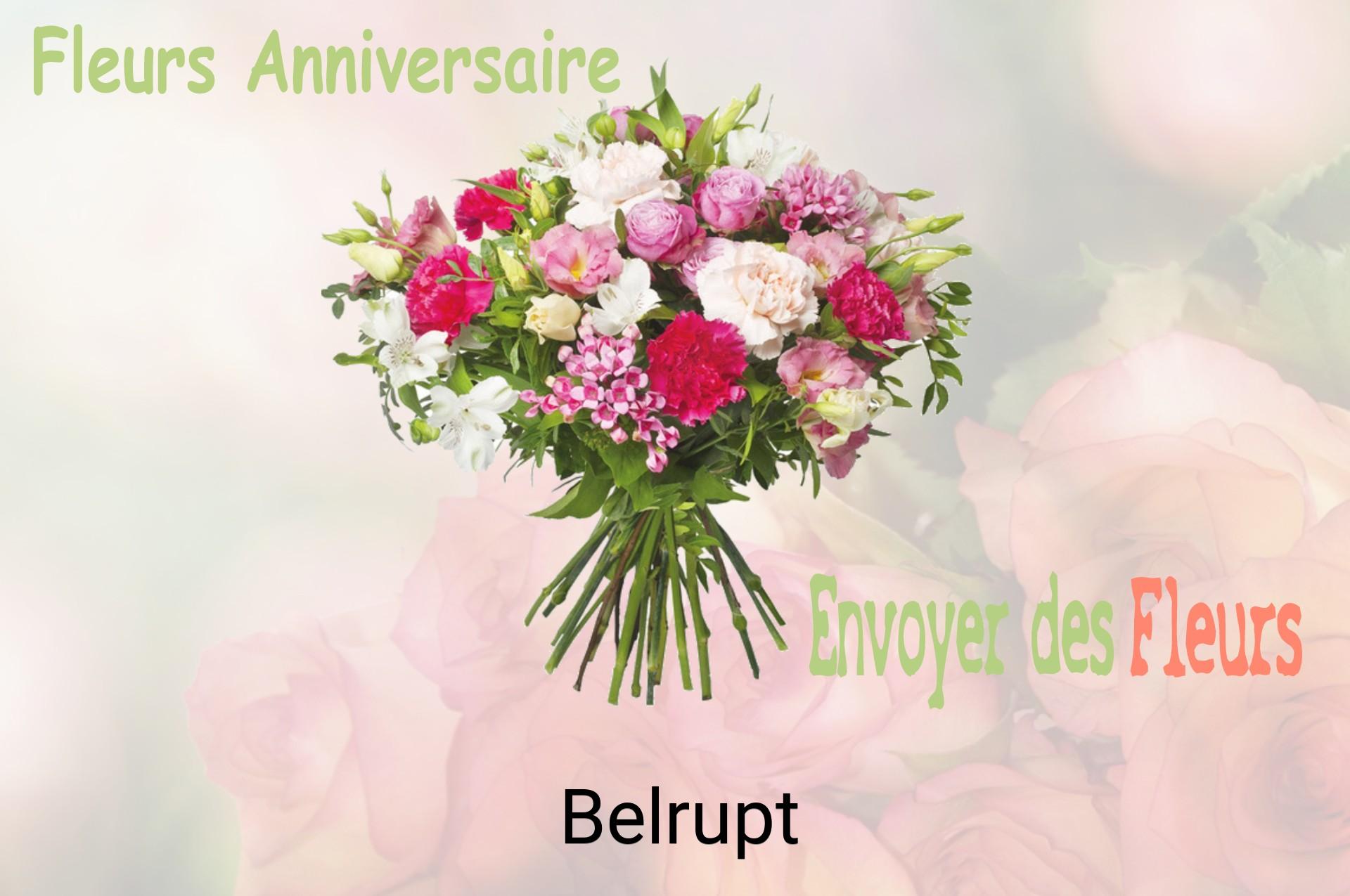 Bouquet de fleurs d’anniversaire livré à Belrupt