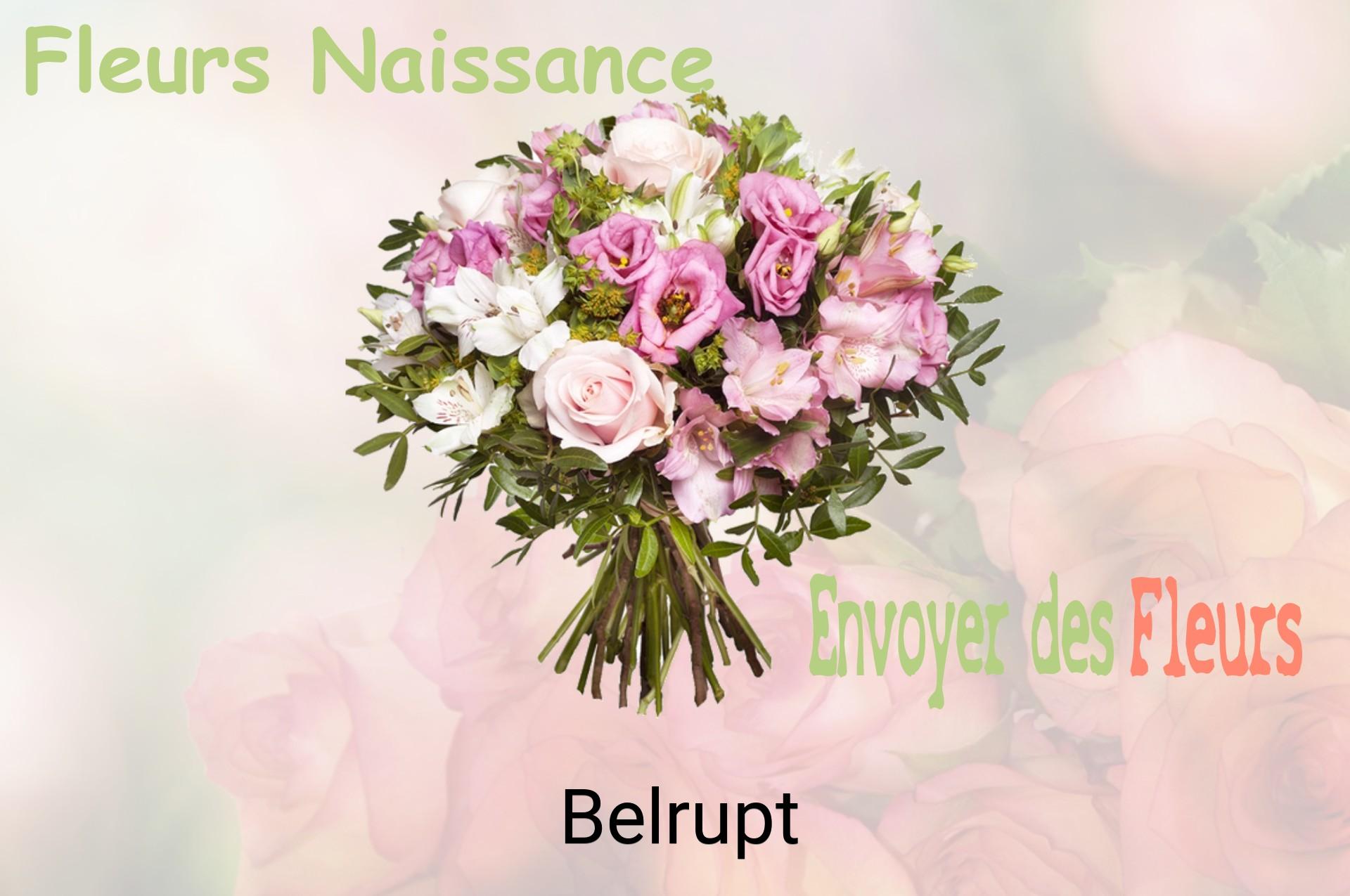 Bouquet de fleurs de naissance livré à Belrupt